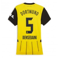 Borussia Dortmund Ramy Bensebaini #5 Replica Home Shirt Ladies 2024-25 Short Sleeve